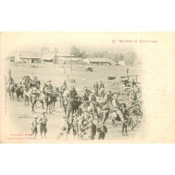 Afrique du Sud la Guerre au Transvaal. CAVALIERS BOERS vers 1900