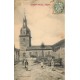 55 LAVOYE. L'Eglise avec animation vers 1905