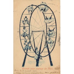 Exposition 1900 PARIS. Grande roue Joyeuse 1901