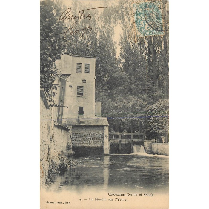 cpa 91....MONTGERON-CROSNES ...avenue des Peupliers