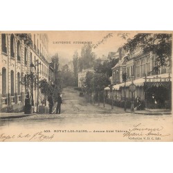 63 ROYAT-LES-BAINS. Café Glacier avenue Abbé Védrine 1904