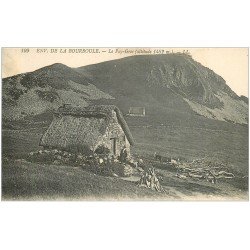 carte postale ancienne 63 LE PUY DE DOME. Refuge le Puy-Gros animé