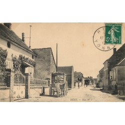 89 HERY. Attelages de livraisons sur Rue n°1 1912
