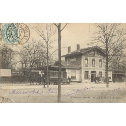 94 SAINT-MAUR-DES-FOSSES. Hippomobile devant la Gare du Parc 1904