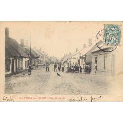 80 CAYEUX-SUR-MER. Rue à Baudet 1904