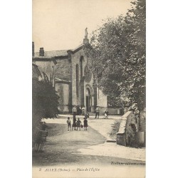 26 ALLEX. Place de l'Eglise bien animée