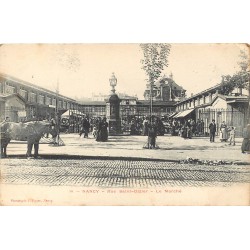 54 NANCY. Le Marché rue Saint-Dizier vers 1900