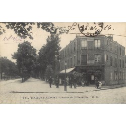 94 MAISONS-ALFORT. Café "Au Caveau de Normandie" tenu par Noblet route de Villeneuve 1916