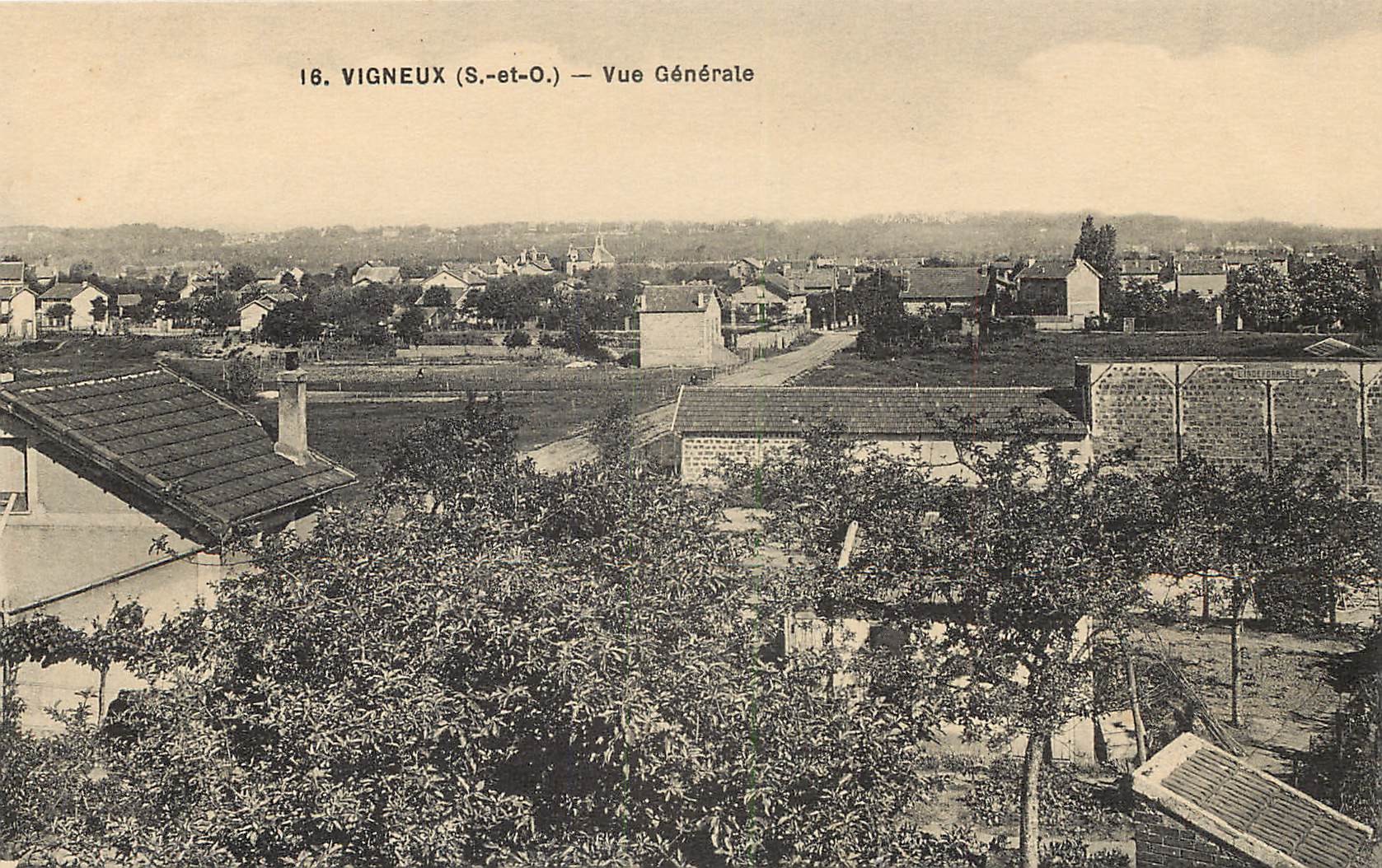 91 VIGNEUX sur SEINE. Vue générale sur la Ville