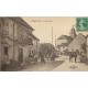 70 CHAMPAGNEY. Grande-Rue avec âne et pétrolette 1923