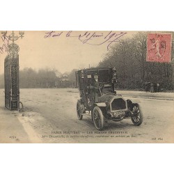 PARIS Nouveau. Les Femmes Chauffeurs. Decourcelle cochère-chauffeuse autotaxi 1907