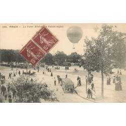 PARIS 17° Le Ballon captif à la Porte Maillot 1926