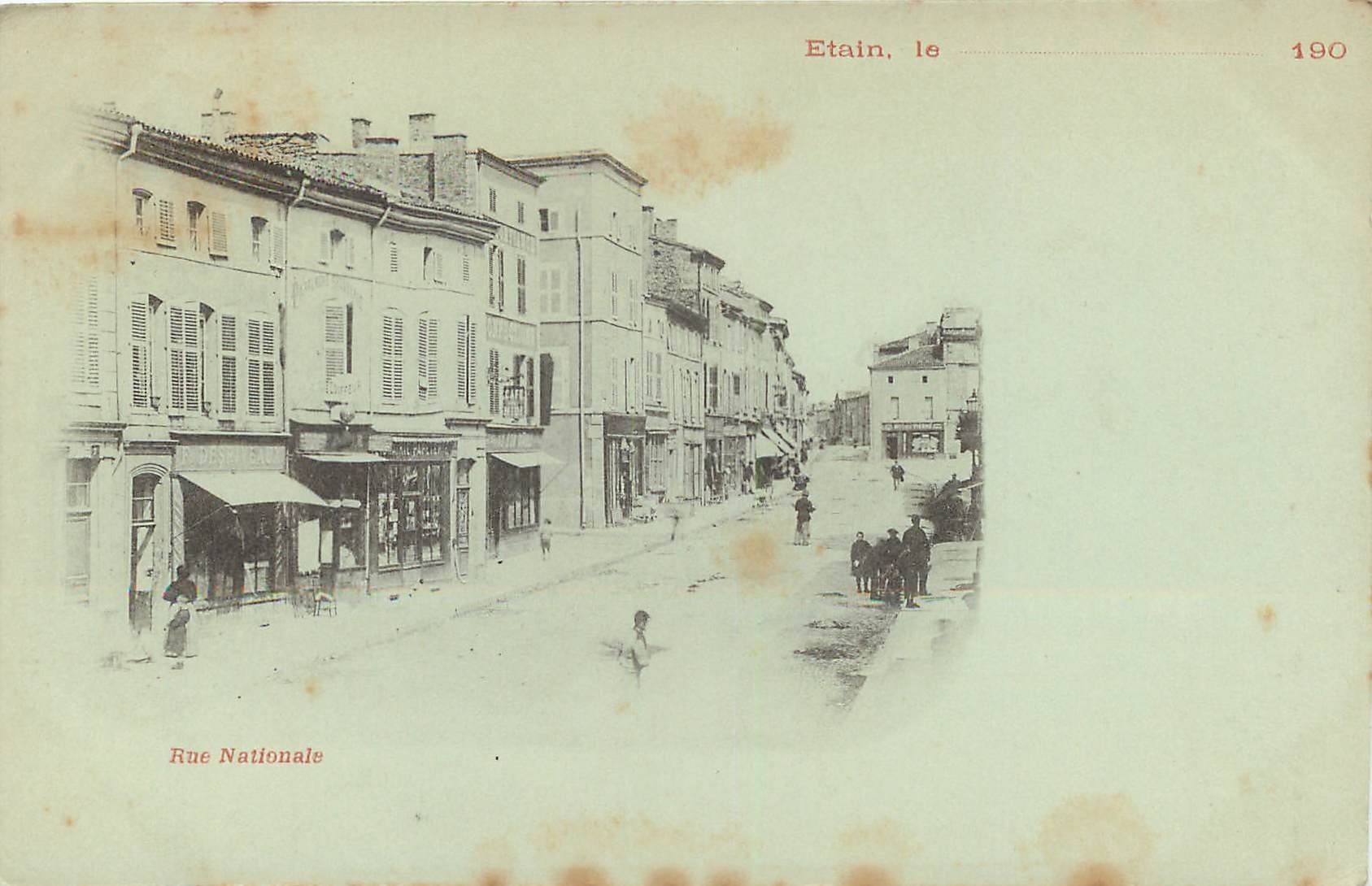 55 ETAIN. Rue Nationale vers 1900