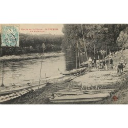 94 CRETEIL. Location de barques sur les Bords de la Marne 1904