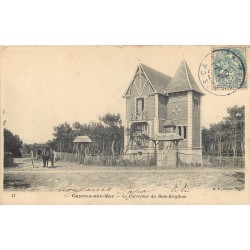 80 CAYEUX-SUR-MER. Attelage au Carrefour du Bois-Brigthon 1905