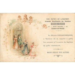 55 VERDUN-SUR-MEUSE. Confiserie Daubenberger "Aux Armes de Lorraine" 41 rue Mazel 1902
