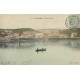 2 x Cpa 95 LA FRETTE. Bords de la Seine et vue des Ponts 1905