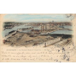 59 DUNKERQUE. Nouveaux Bassins et Avant-Port 1906