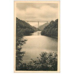 carte postale ancienne 63 LE VIADUC DES FADES. Vallée de Sioule