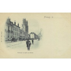 54 NANCY. Eglise rue Saint-Léon vers 1900