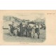 62 BOULOGNE-SUR-MER. Un groupe d'ânes pour la ballade d'enfants vers 1900