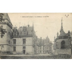 3 x cpa 18 MEILLANT. Le Château et la Grotte de la Madone dans le Parc