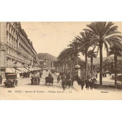 3 x cpa 06 NICE. Avenue de Verdun, Palais de la Jetée et Promenade des Anglais