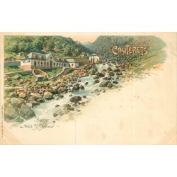 65 CAUTERETS. Bains du Petit Saint-Sauveur. Carte pionnière vers 1900