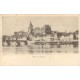 2 x cpa 45 GIEN. Eglise Saint-Louis et vue de la Ville 1902