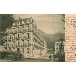 2 x cpa 65 CAUTERETS. Grand Hôtel d'Angleterre boulevard Latapie-Fleurin