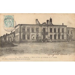 08 BAZEILLES. Mairie et Ecole au lendemain de la bataille 1906