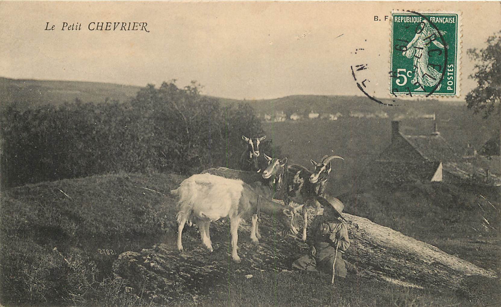 METIERS. Le Petit Chevrier vers 1909