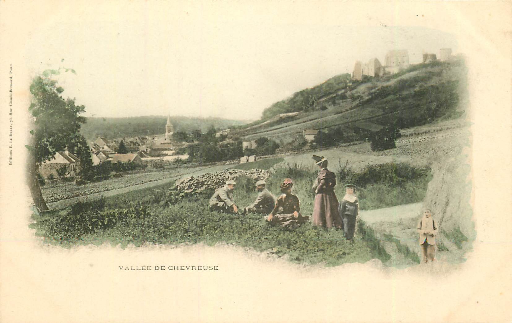 78 Pique-nique dans la Vallée de Chevreuse vers 1900