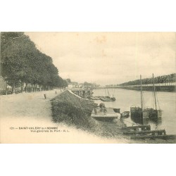 80 SAINT-VALERY-SUR-SOMME. Bateaux de Pêches dans le Port