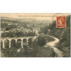 carte postale ancienne 63 OLLIERGUES. Route de Saint-Gervais vers 1911