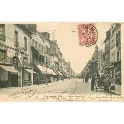 77 FONTAINEBLEAU. Grand Hôtel du Bleu sur la Rue Grande 1904