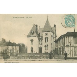 52 MONTIER-EN-DER. Villa Pichot avec villageois 1905