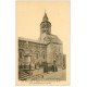 carte postale ancienne 63 ORCIVAL. Eglise et Monument aux Morts