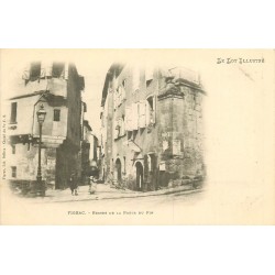 46 FIGEAC. Restes de la Porte du Pin vers 1900