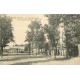 2 x cpa 80 ROYE. Eglise rue Saint-Pierre et Poste sur la Place 1926