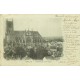 2 x cpa 77 MEAUX. Moulins sur Passerelle et Cathédrale 1901-02