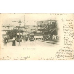 2 x cpa ORAN. Boulevard Séguin et Marché Village Nègre 1901-02