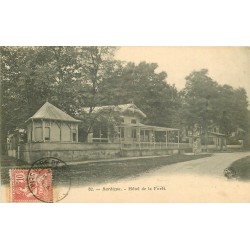 2 x cpa 77 BARBIZON. Hôtel de la Forêt et Chapelle Rousseau 1904