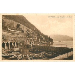 Italia CANNERO. Il Porto Lago Maggiore 1930