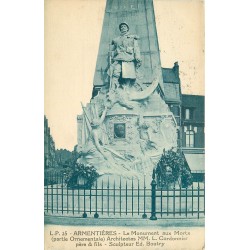 59 ARMENTIERES. Monument aux Morts par Cordonnier 1929