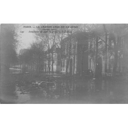 PARIS Crue inondations de 1910. Photo cpa " Quai de Billy "