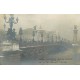 PARIS Crue inondations de 1910. Photo cpa " Le Pont Alexandre III "