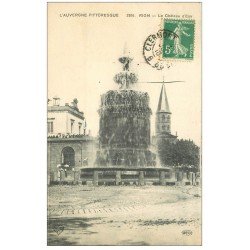 carte postale ancienne 63 RIOM. Le Château d'Eau 1916