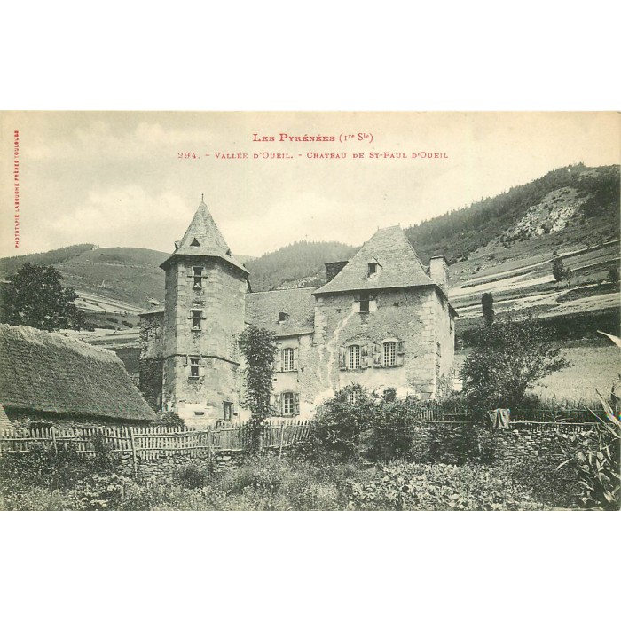 Luchon - 31 VALLEE DE LUCHON VUE SUR LA VALLEE A CIERP ET MONTAGNES DE