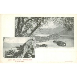 CADENABBIA. Hôtel Belle Vue sur Lac de Como vers 1900